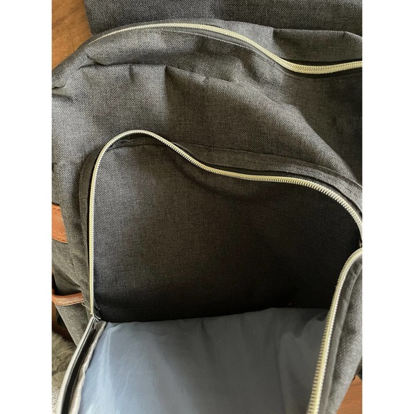 Wenjie Blue Canvas Laptop Rucksack Backpack - Picture 4 of 7